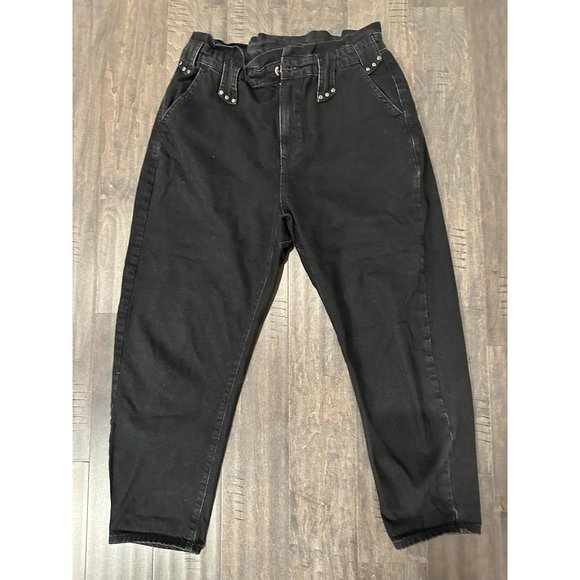 Zara Jeans Zara Womens Paper Bag Style Cinch Waist Jeans Poshmark